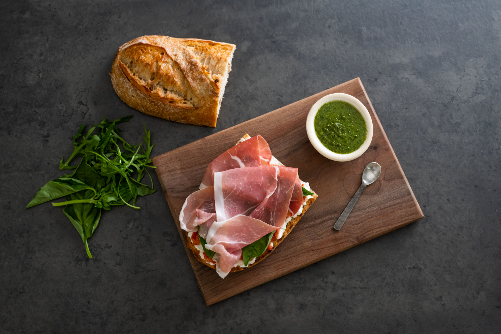 Prosciutto and Soft Cheese Baguette La Brea Bakery